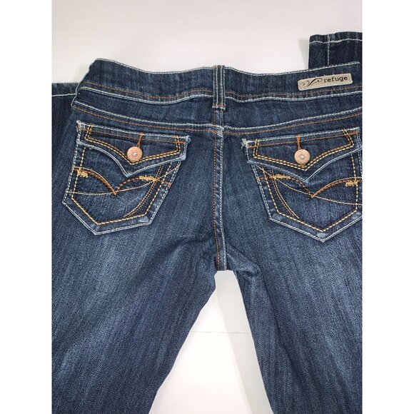 Refuge Women's Knockout Skinny Bootcut Jeans Size 6R - Picture 9 of 10